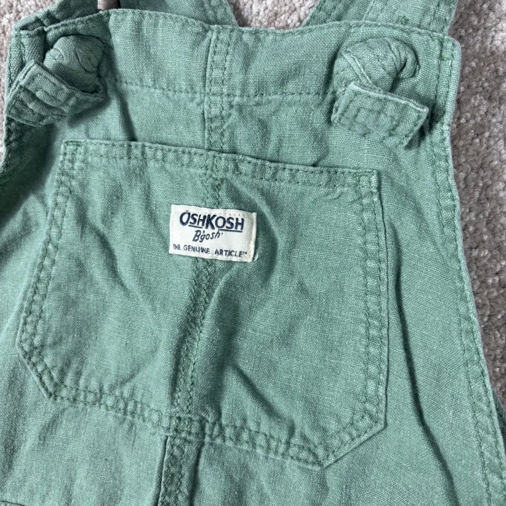 OshKosh Bgosh Kids Green Overalls Size 7 OSH11771-SSI